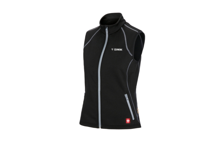 Bild von Damen Funktionsweste thermo stretch e.s.motion 20 schwarz/platin
